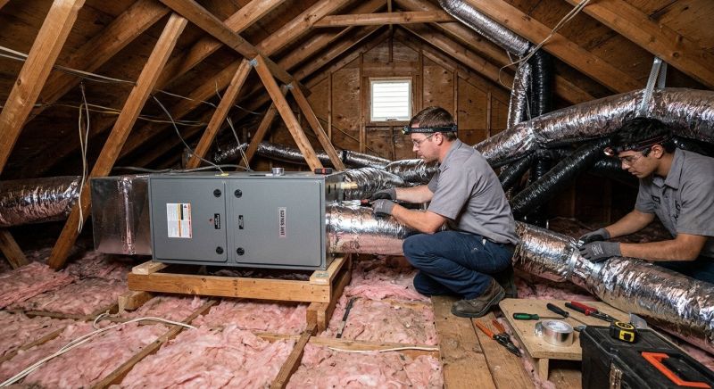 Attic Furnace Installation in Naples, FL