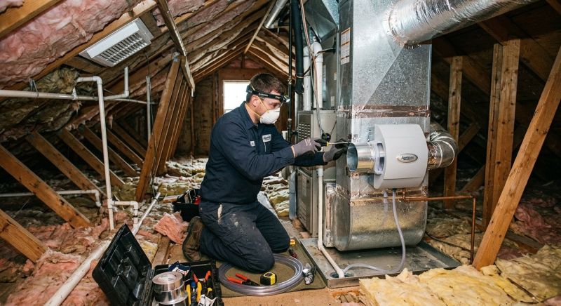 Attic Humidifier Installation in Monmouth County, NJ