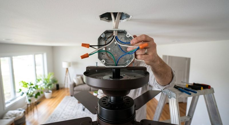 Ceiling Fan Wiring in Kansas City, KS